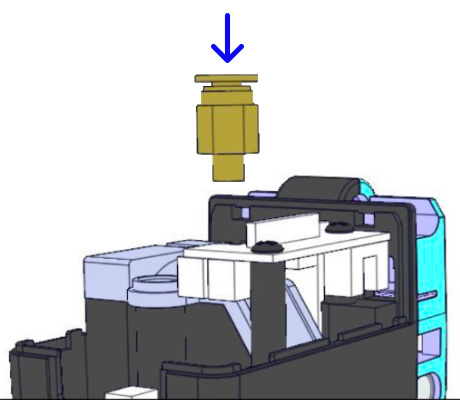 Sketch: Replacing the guide tube coupler
