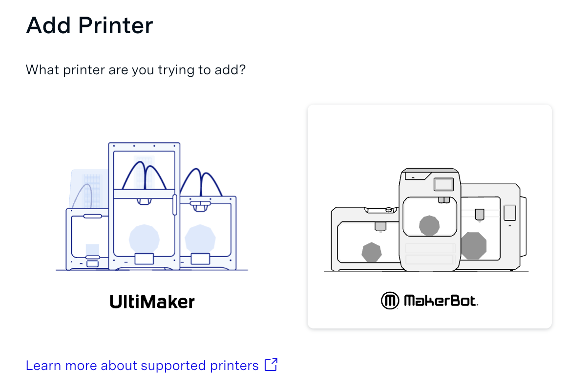 How to connect your printers to the Digital Factory
