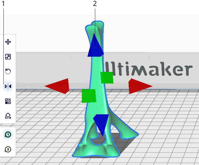 How to mirror models in UltiMaker Cura