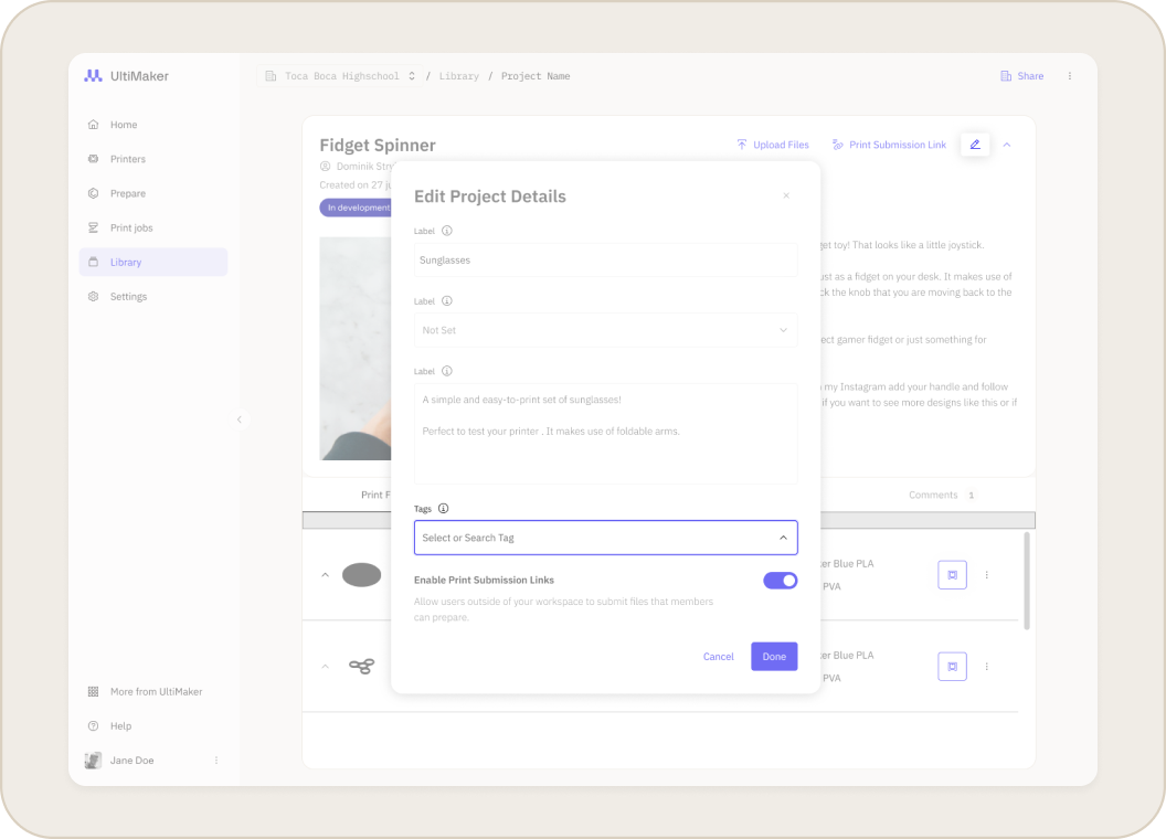 Use Tags to Organize the Library